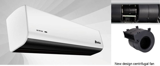 2025 Nouveau rideau d'air compact de refroidissement blanc pour la ventilation 35 pouces - 79 pouces