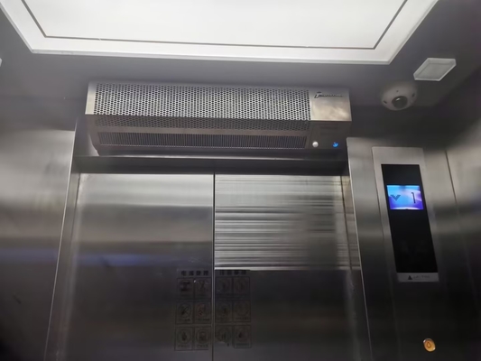 Rideau de ventilation de l' ascenseur en acier inoxydable avec induction du corps automatique 32 pouces