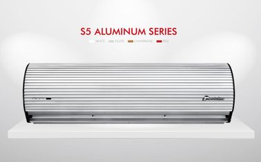 2024 Nouveau ventilateur de 150 cm en aluminium argent refroidissement de la porte rideau d'air pour le supermarché