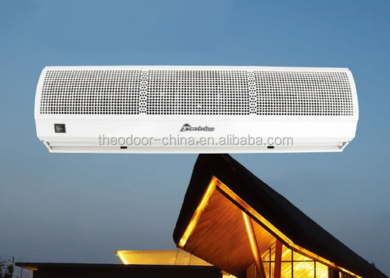 90-200 cm Rideau d'air compact 11m/s Vitesse avec télécommande