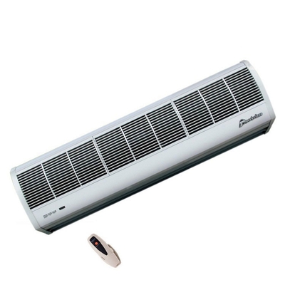 Ventilateur à rideau d'air compact 220V pour porte avec télécommande 2 vitesses