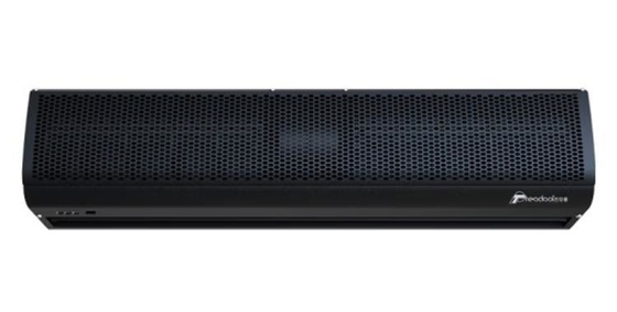 Rideau d'air noir compact de 0,9 à 2 m avec télécommande 220-240V