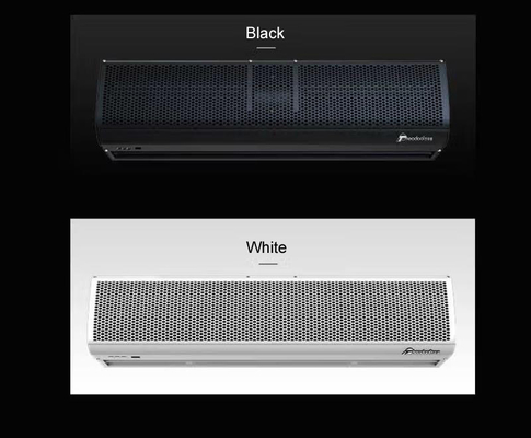 Rideau d'air noir compact de 0,9 à 2 m avec télécommande 220-240V