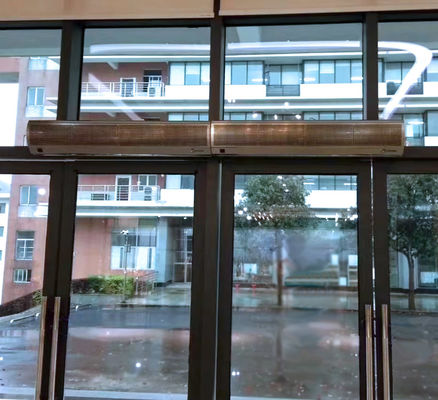 Rideau d'air transversal SS304 900mm 1600m3/h pour portes commerciales