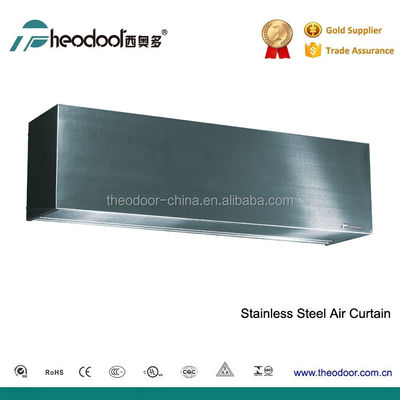 Rideau d'air en acier inoxydable 1000 tours par seconde 16-20 m/s pour usine alimentaire