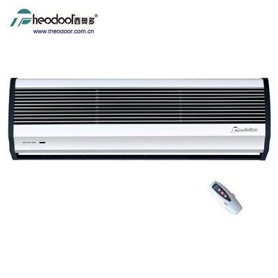 Rideau d'air chauffé de 1,5m 6-10kw avec télécommande