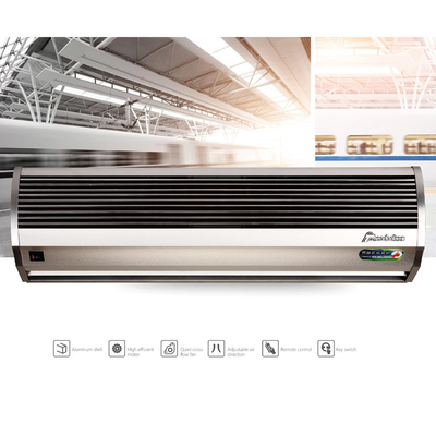 5G Silver Wind Air Curtain 2000m3/h 230V moteur AC/DC
