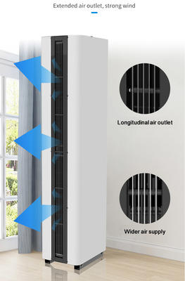 SS304 Rideau d'air vertical pour les entrées de 3 à 4 m Flux d'air de 18 m/s