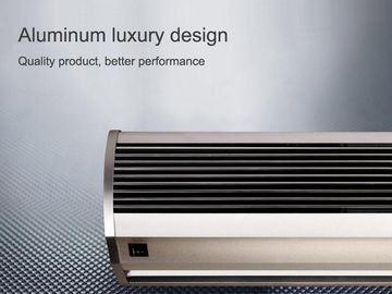 Rideaux d'air pour portes résidentielles en aluminium argenté 2025 avec ventilateur à débit croisé