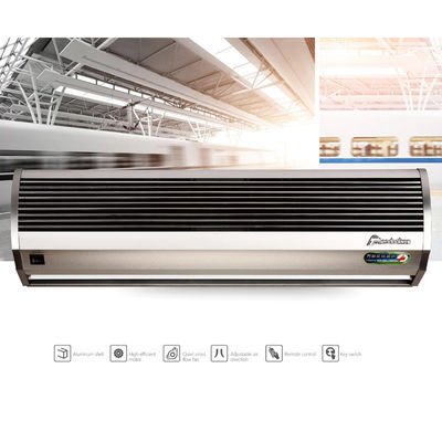 Rideaux d'air pour portes résidentielles en aluminium argenté 2025 avec ventilateur à débit croisé