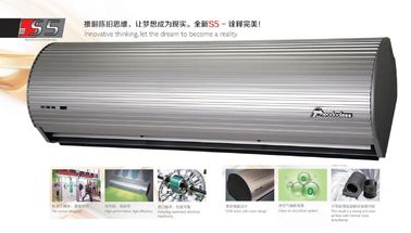 2025 Nouveau ventilateur en argent en aluminium de 150 cm refroidissant la porte de l'air pour le supermarché