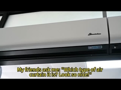 Série S3 2025 Rideau d'air de couverture personnalisé pour porte en commercial avec télécommande